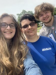 Avalon with her OH friends